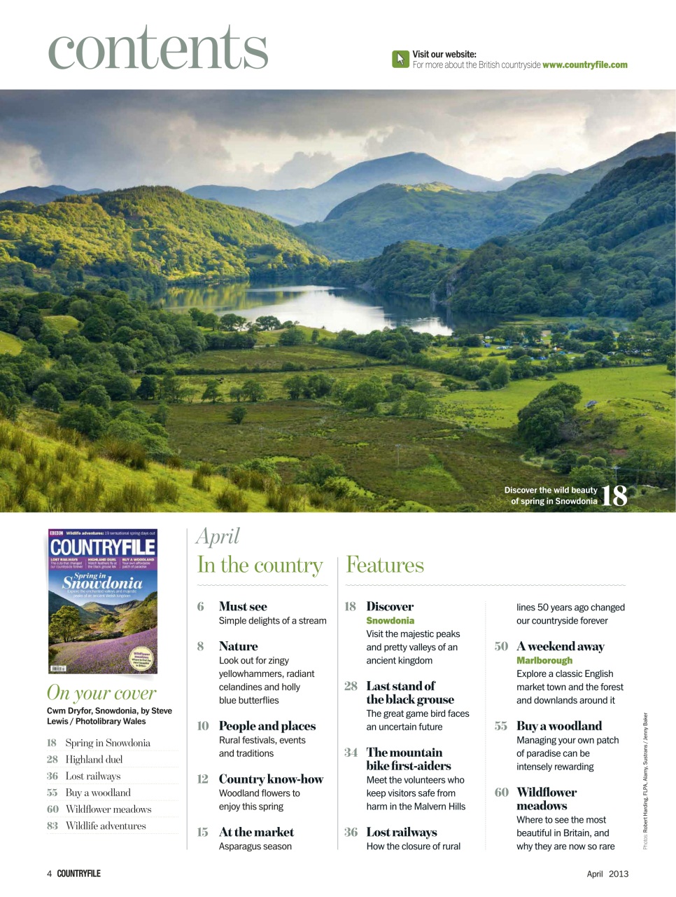 BBC Countryfile Magazine Preview Pages