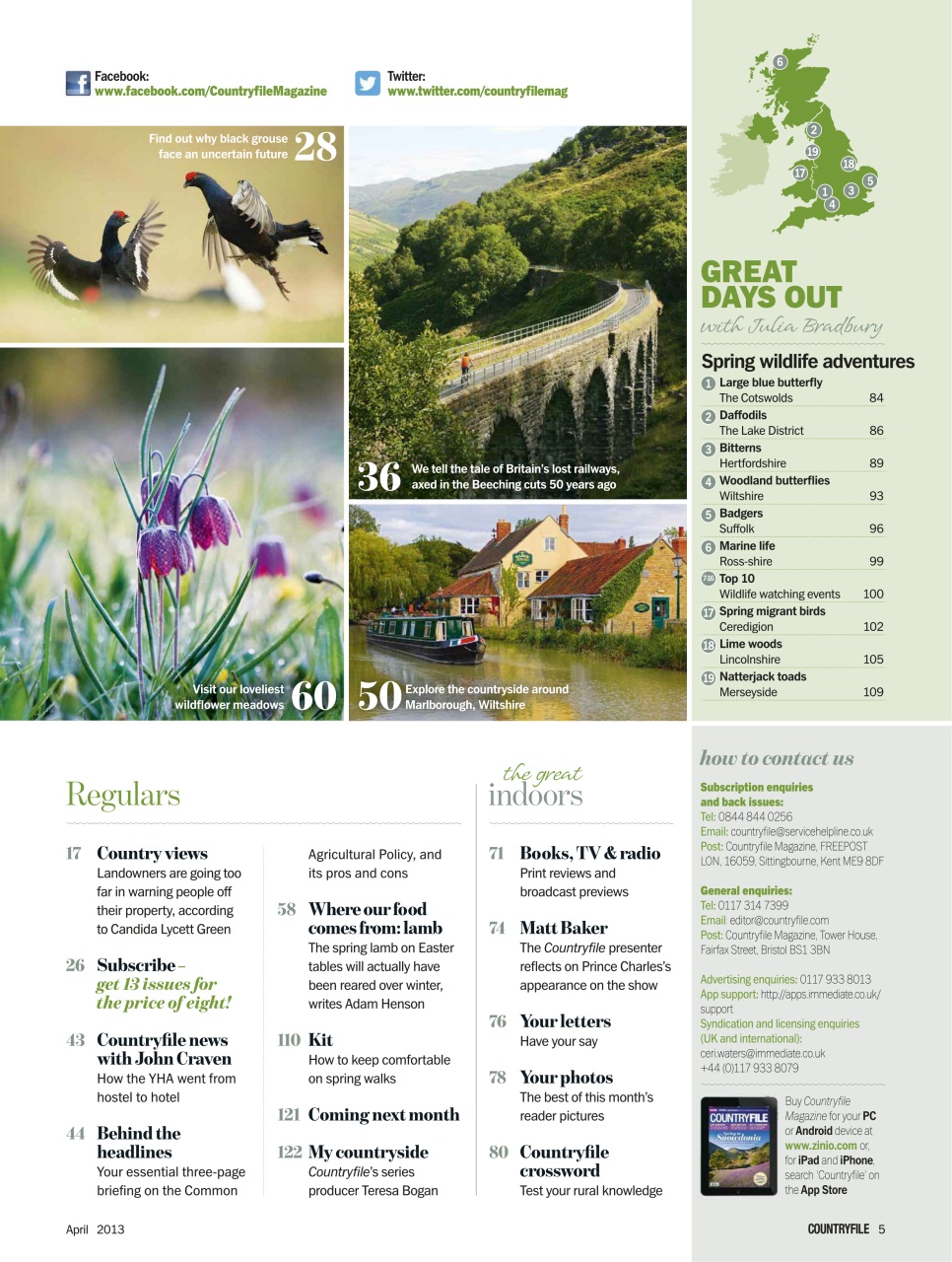 BBC Countryfile Magazine Preview Pages