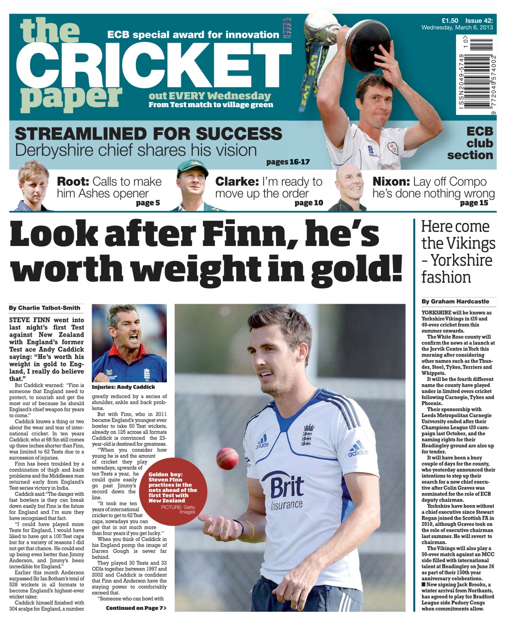 The Cricket Paper Preview Pages