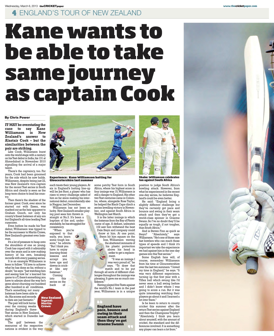 The Cricket Paper Preview Pages