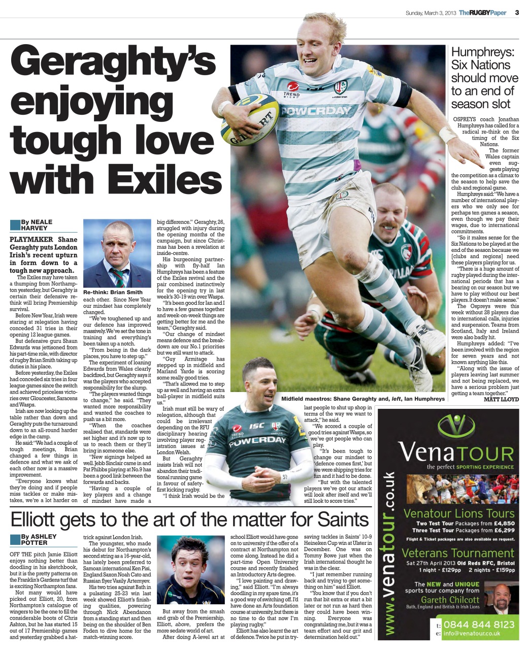 The Rugby Paper Preview Pages