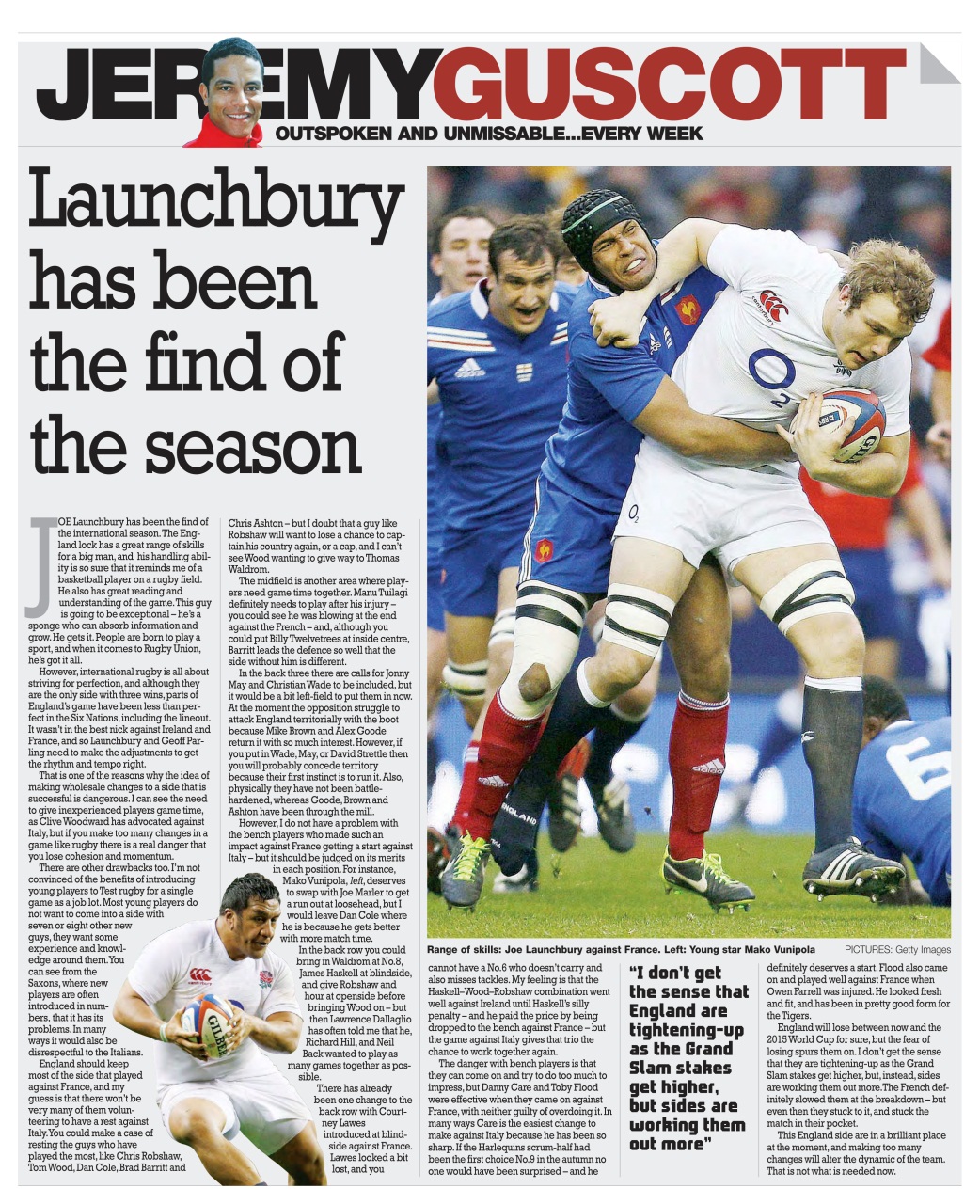 The Rugby Paper Preview Pages