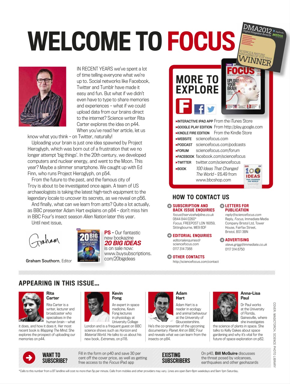 BBC Science Focus Magazine Preview Pages