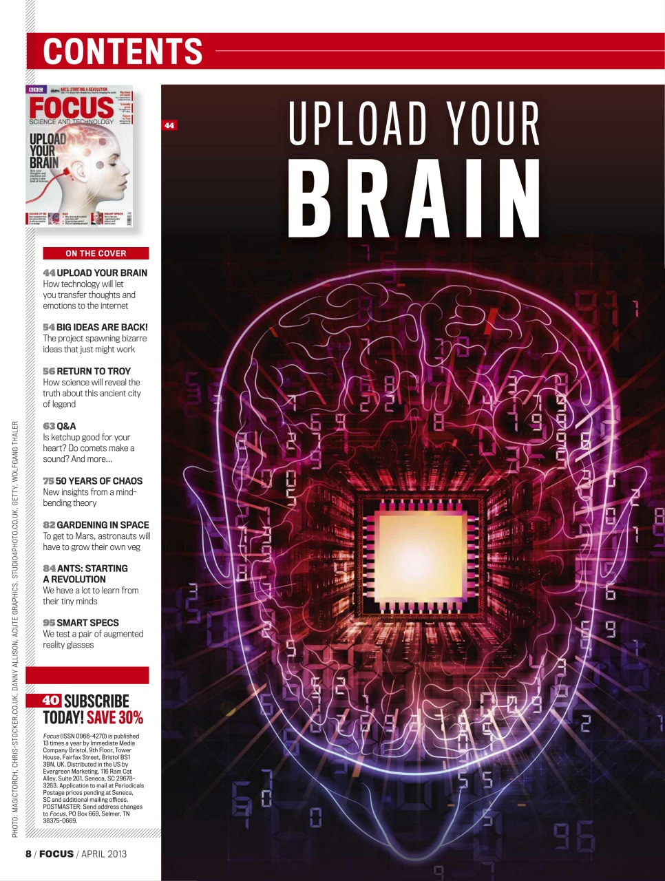 BBC Science Focus Magazine Preview Pages