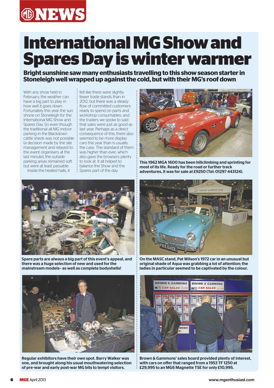 MG Enthusiast Preview Pages