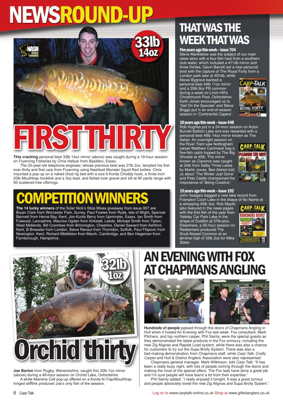 Carp-Talk Preview Pages