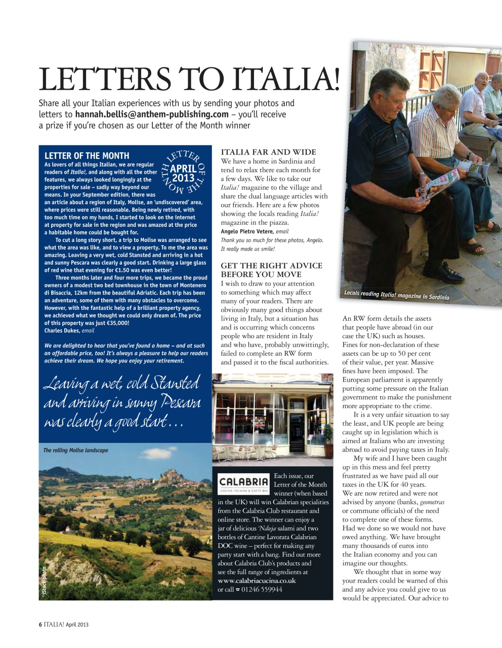 Italia! Preview Pages