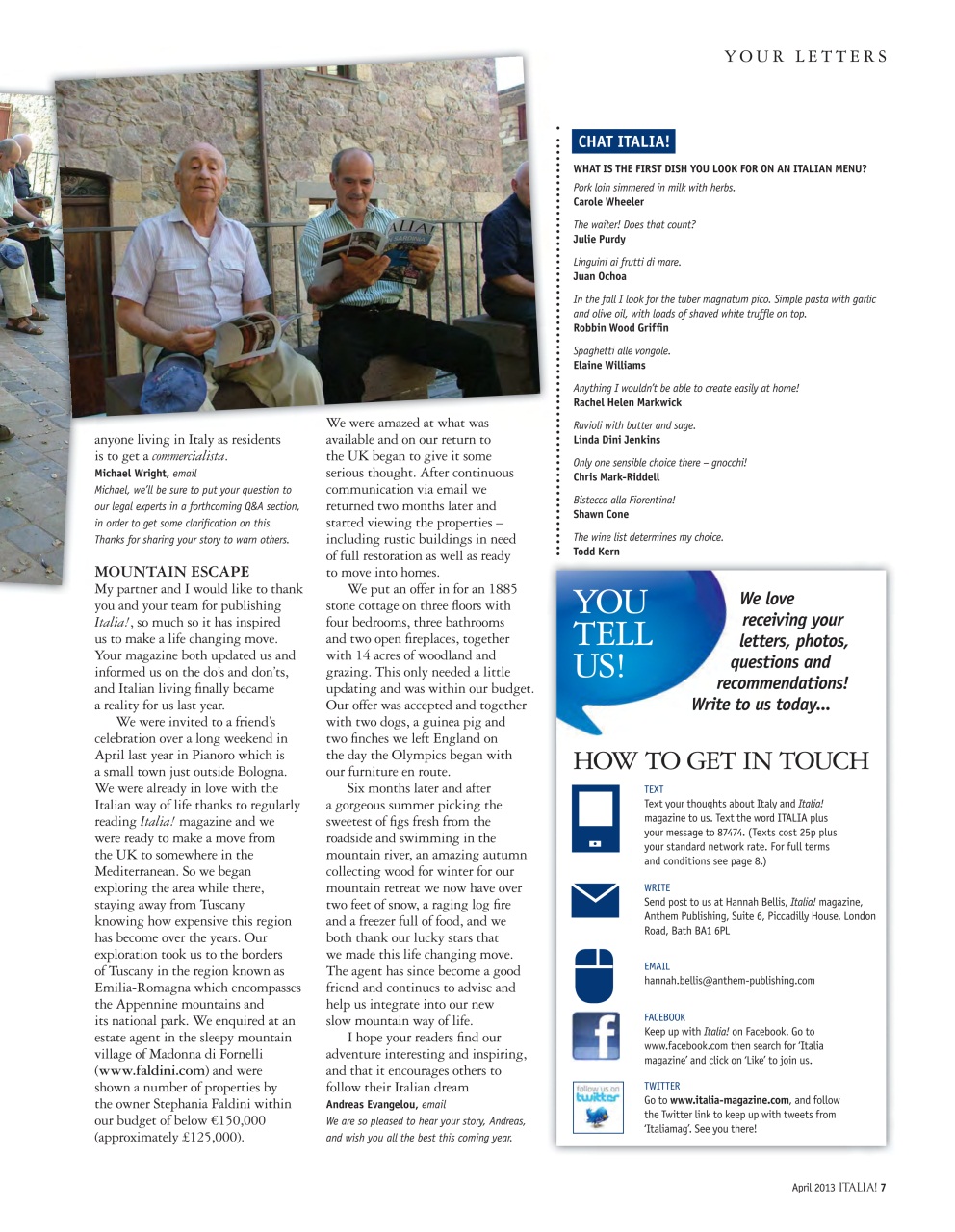 Italia! Preview Pages