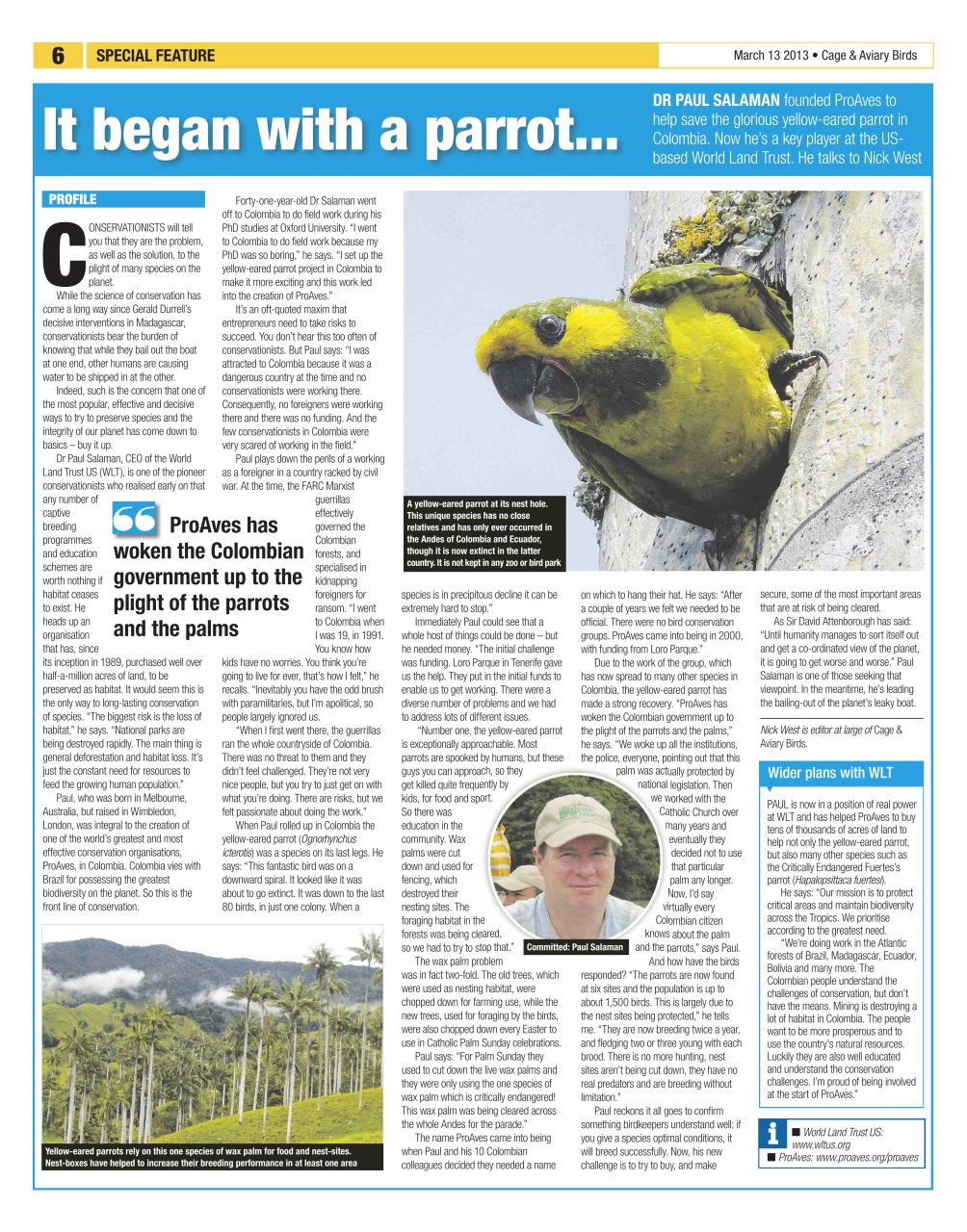 Cage & Aviary Birds Preview Pages