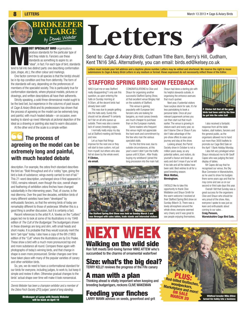 Cage & Aviary Birds Preview Pages