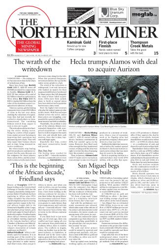 The Northern Miner issue 