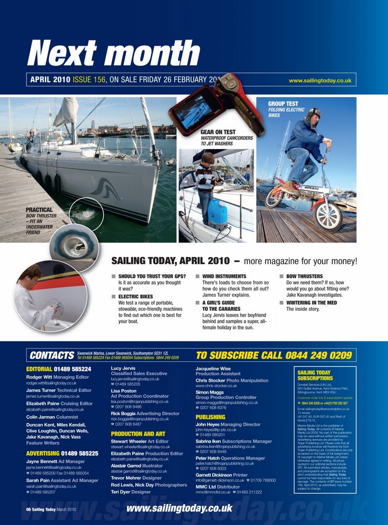 Sailing Today Preview Pages