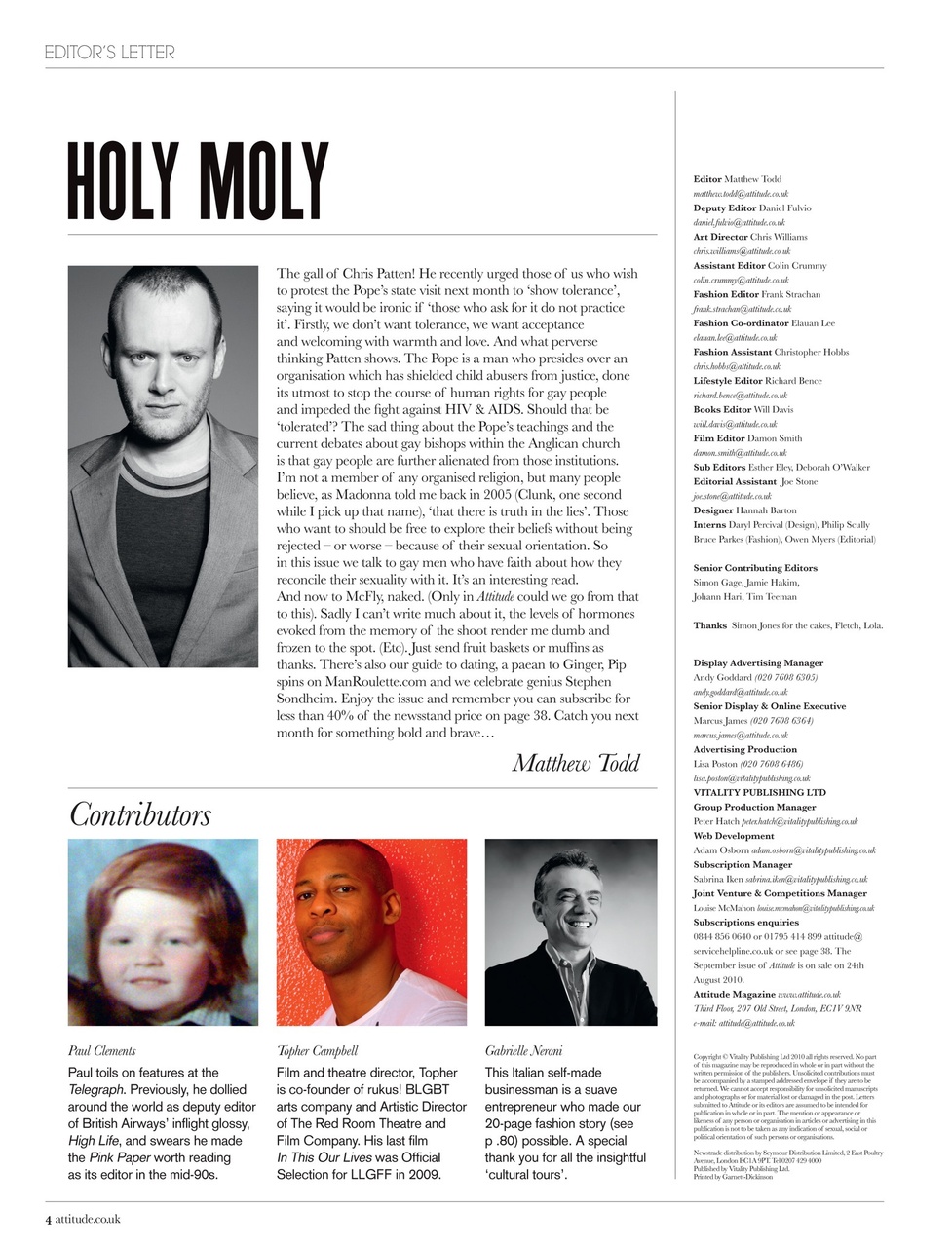 Attitude Preview Pages