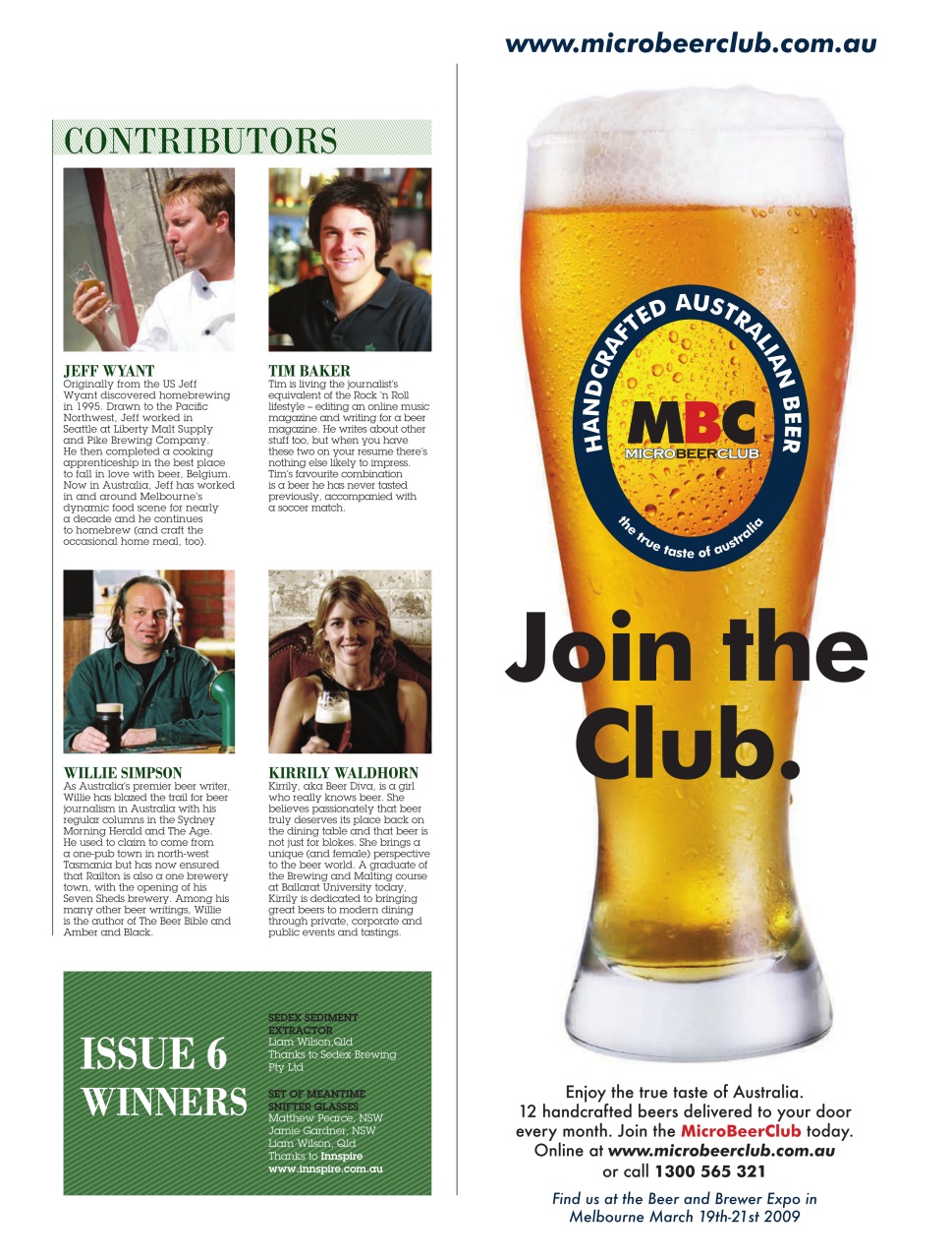 Beer and Brewer Preview Pages