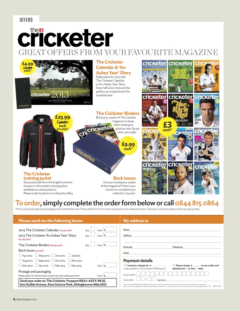 The Cricketer Magazine Preview Pages