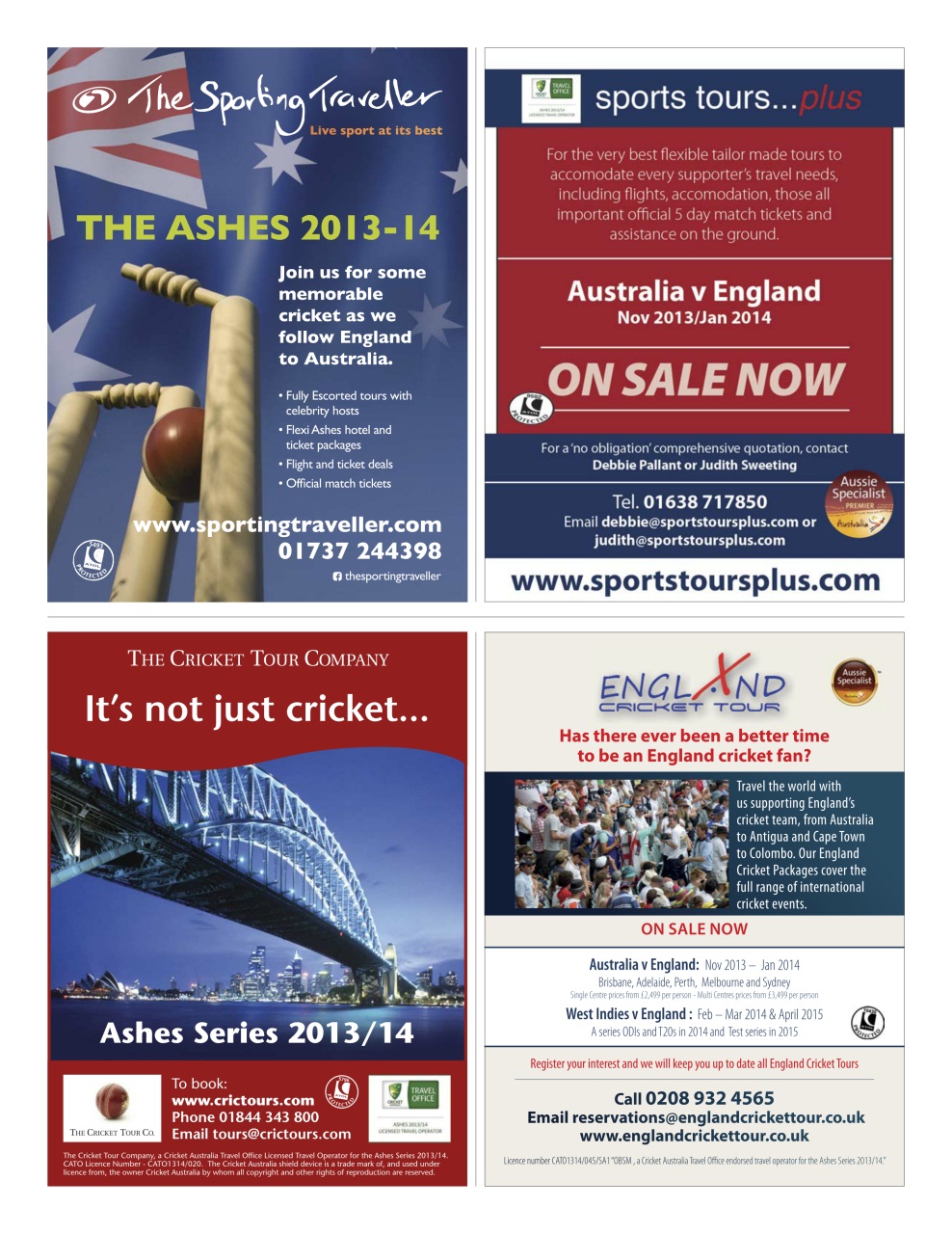 The Cricketer Magazine Preview Pages