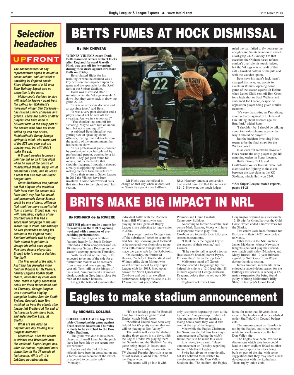 League Express Preview Pages