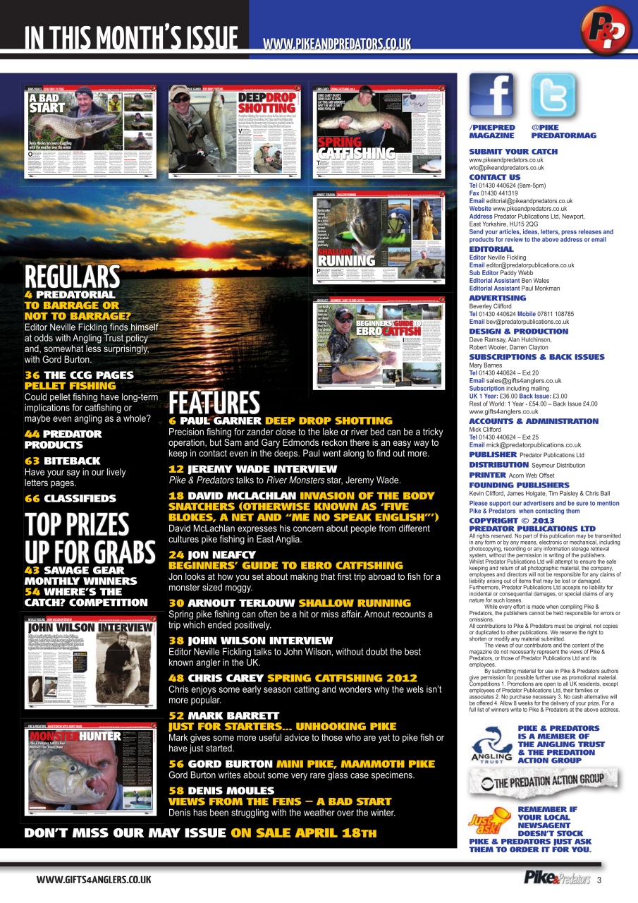 Pike & Predators Preview Pages