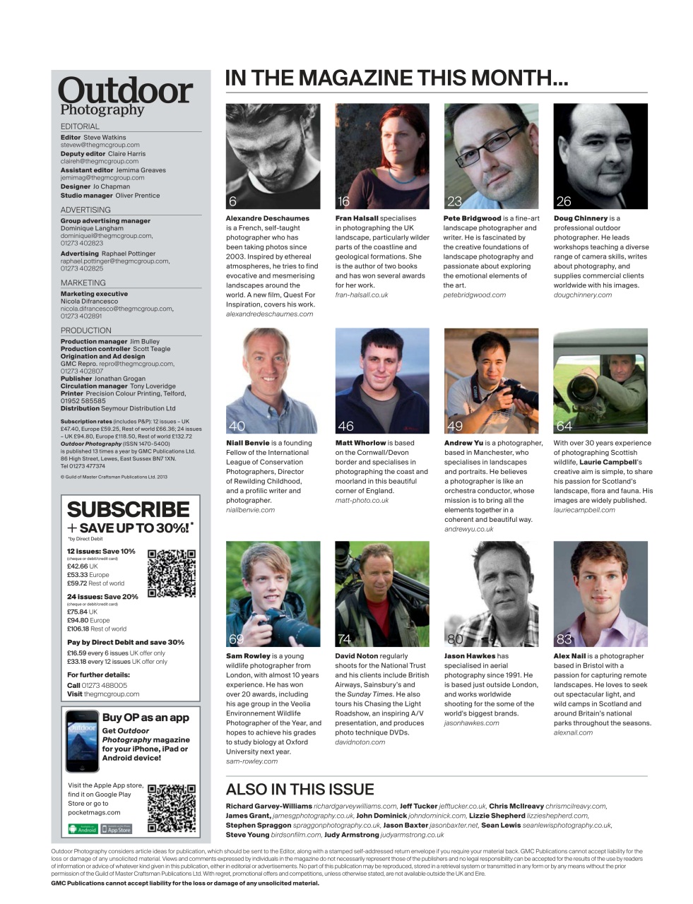 Outdoor Photography Preview Pages