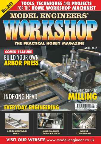 Model Engineer & Workshop Magazine issue April 2013