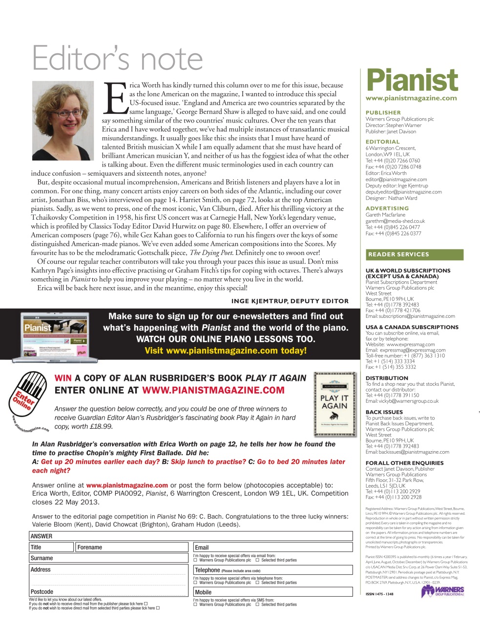 Pianist Preview Pages