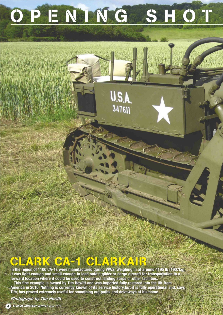 Classic Military Vehicle Preview Pages