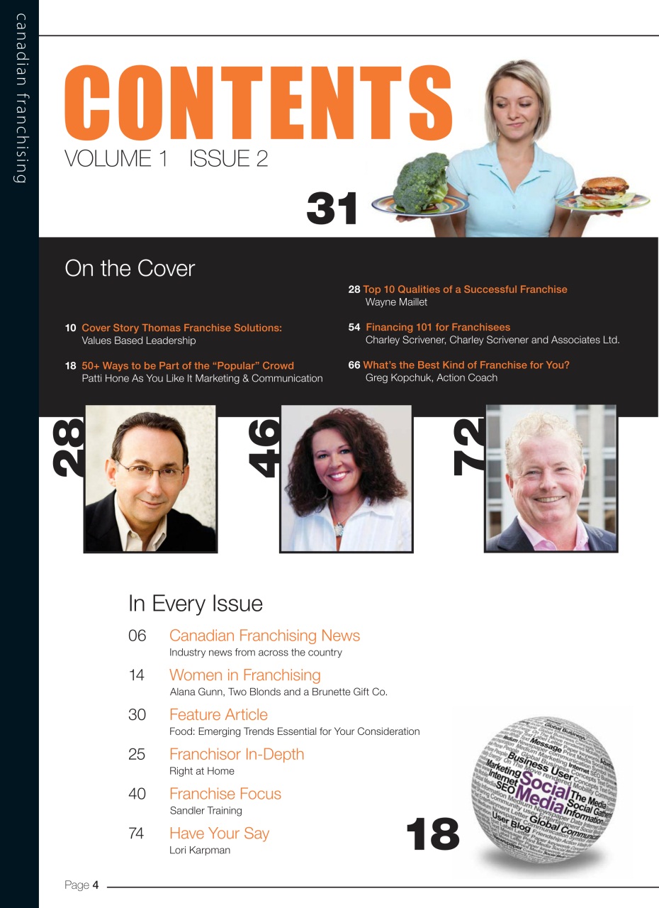 Canadian Franchising Preview Pages