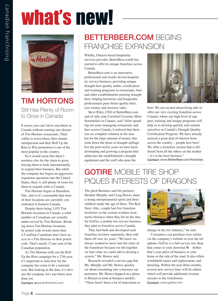 Canadian Franchising Preview Pages