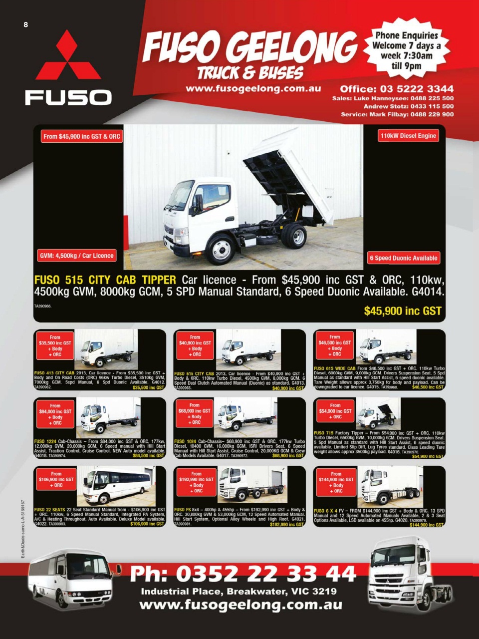 JUST TRUCKS Preview Pages