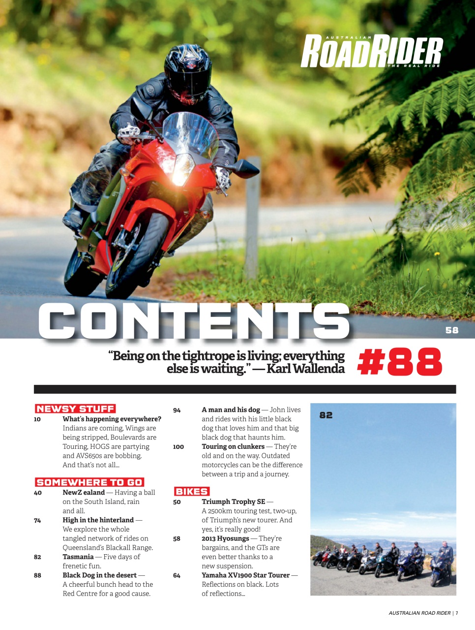 Australian Road Rider Preview Pages