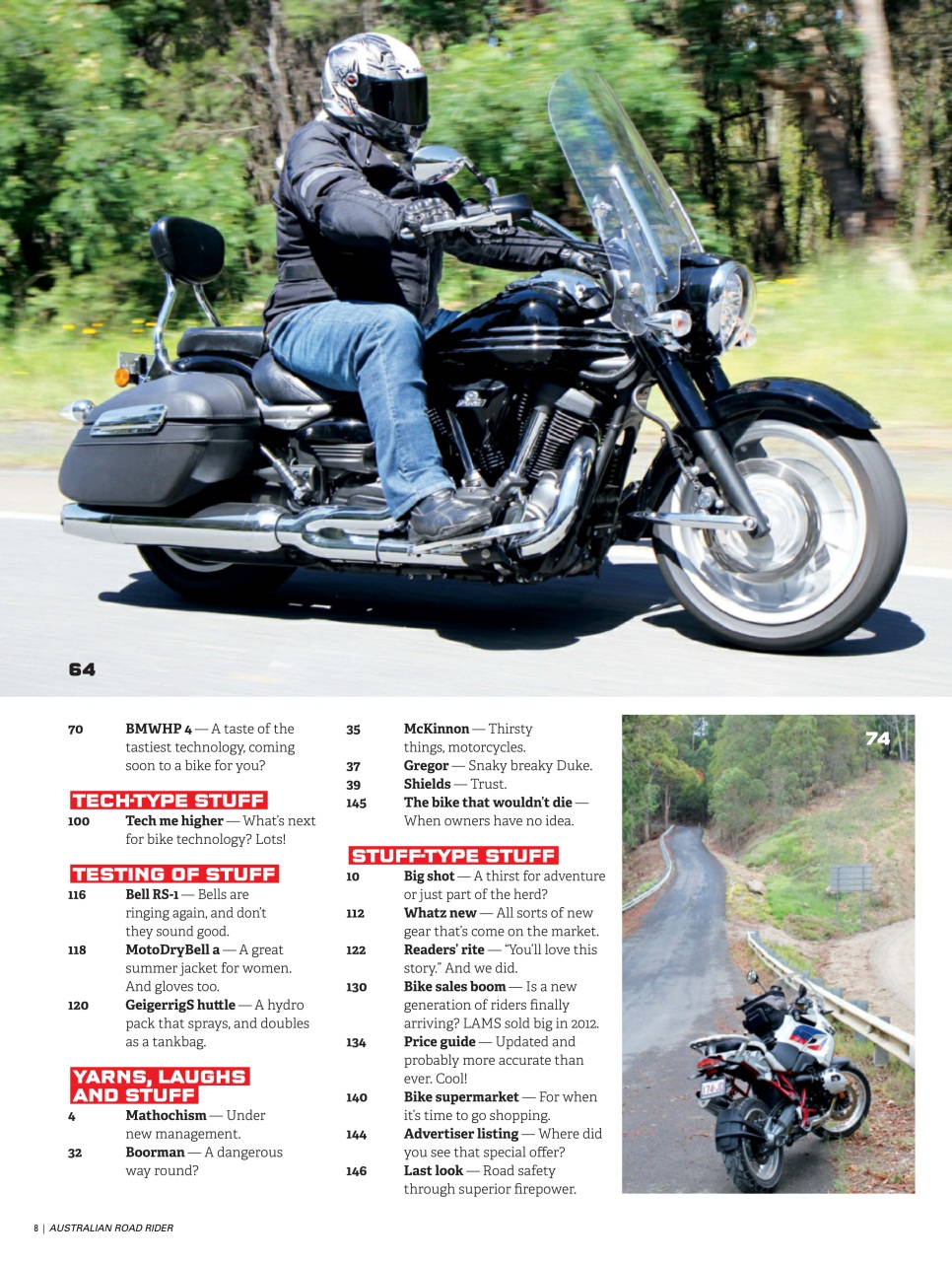 Australian Road Rider Preview Pages