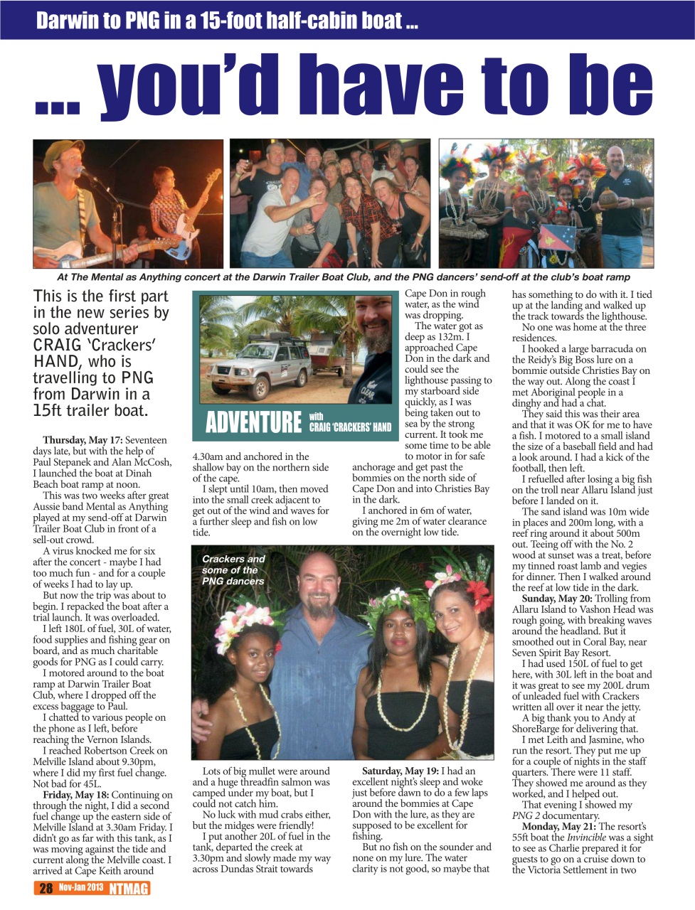 North Australian Fishing and Outdoors Magazine Preview Pages