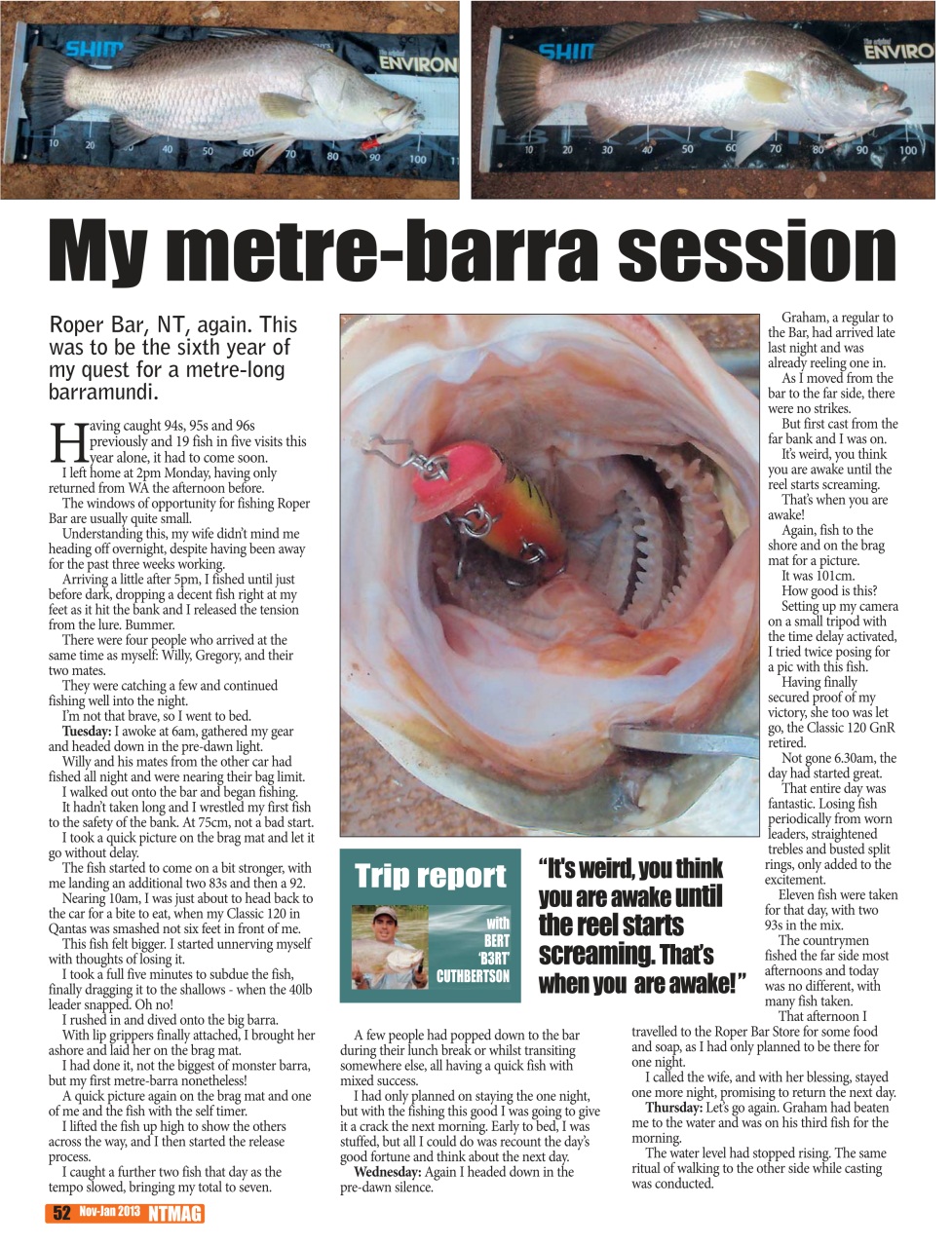 North Australian Fishing and Outdoors Magazine Preview Pages