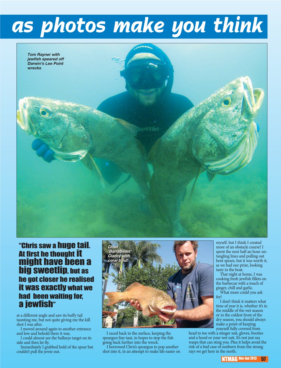 North Australian Fishing and Outdoors Magazine Preview Pages