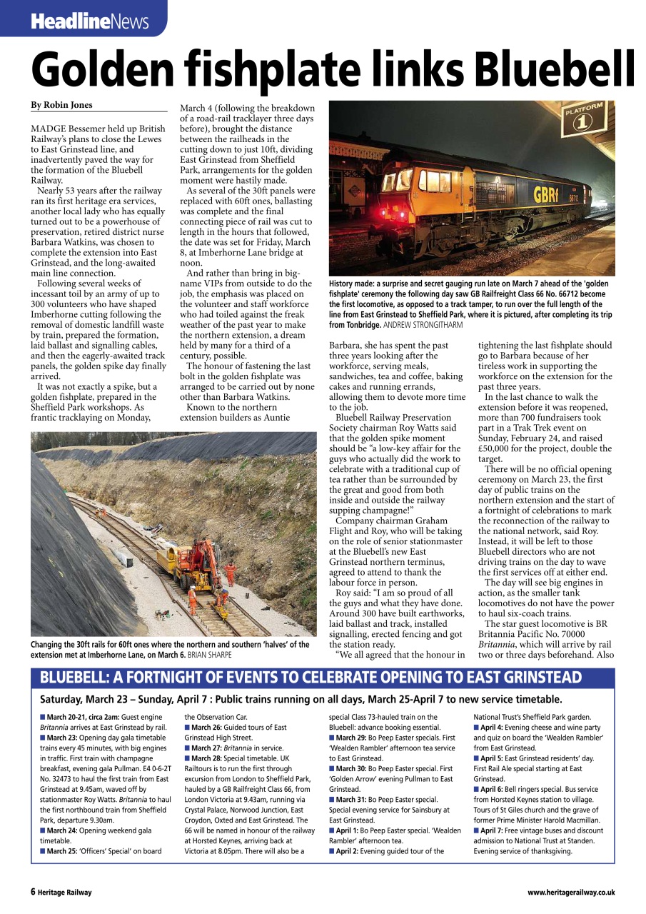 Heritage Railway Preview Pages