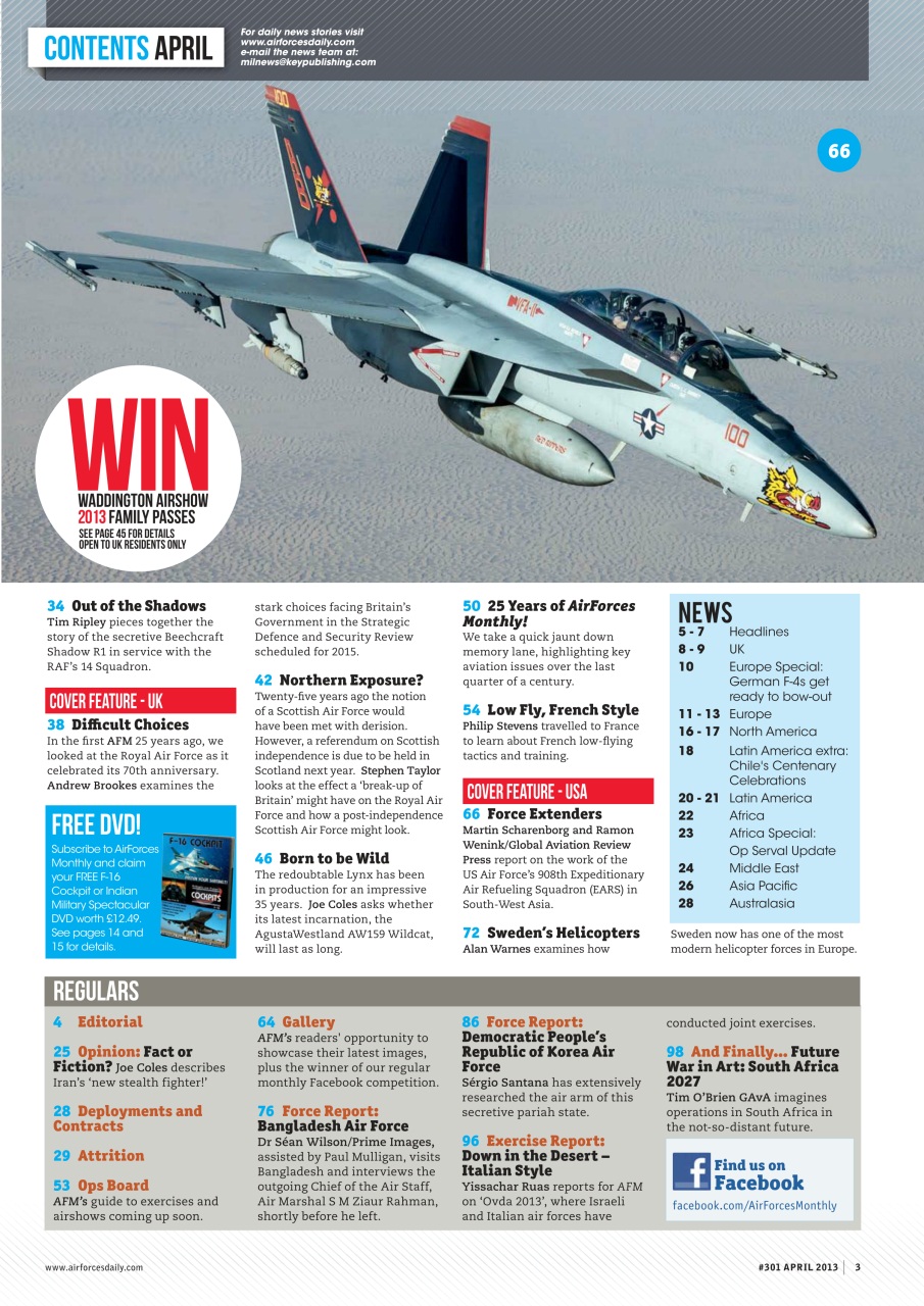 AirForces Monthly Preview Pages