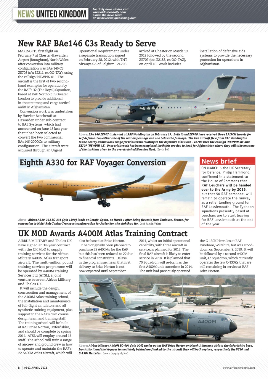 AirForces Monthly Preview Pages