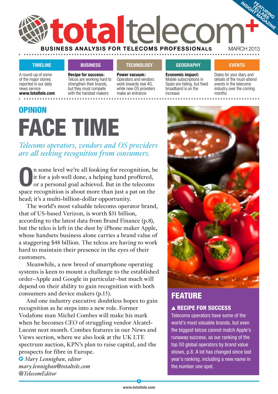 Total Telecom Preview Pages