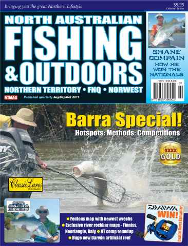 North Australian Fishing and Outdoors Magazine issue Aug-Sept-Oct 2011