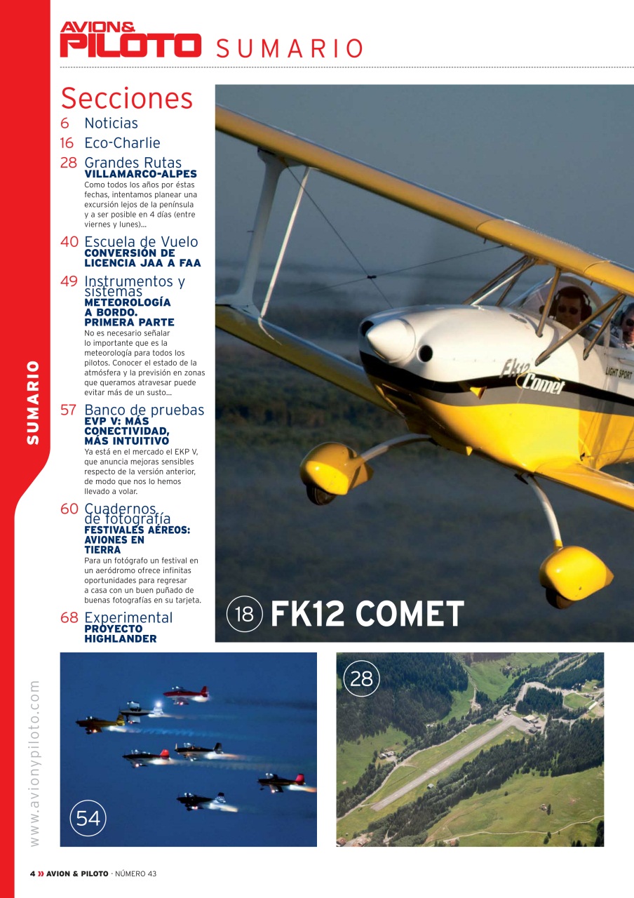 Revista Avion & Piloto Preview Pages