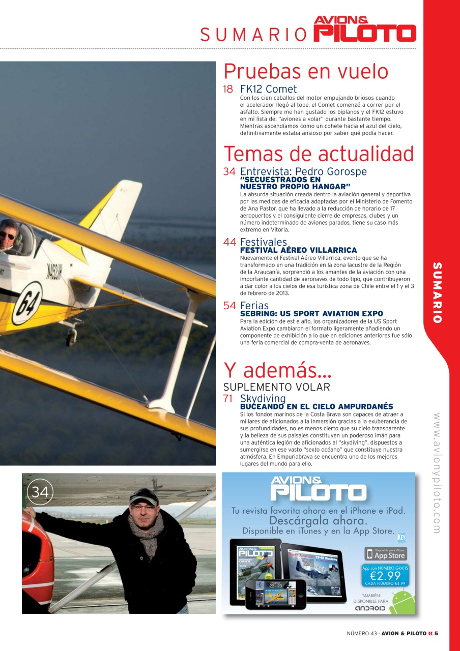 Revista Avion & Piloto Preview Pages