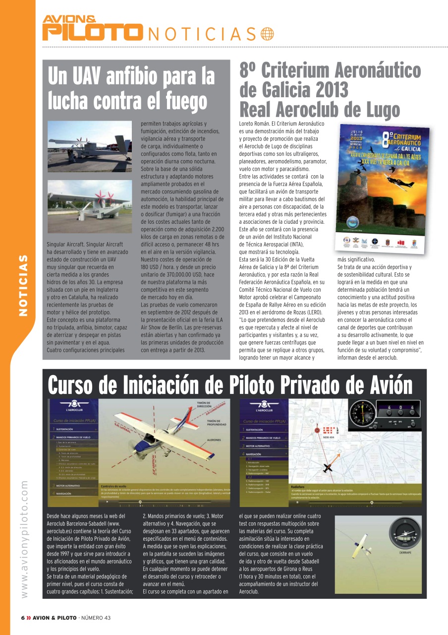 Revista Avion & Piloto Preview Pages