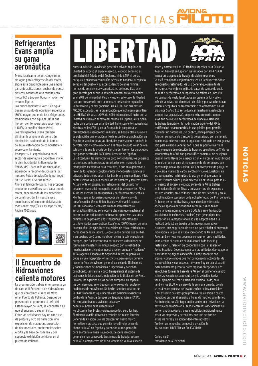 Revista Avion & Piloto Preview Pages