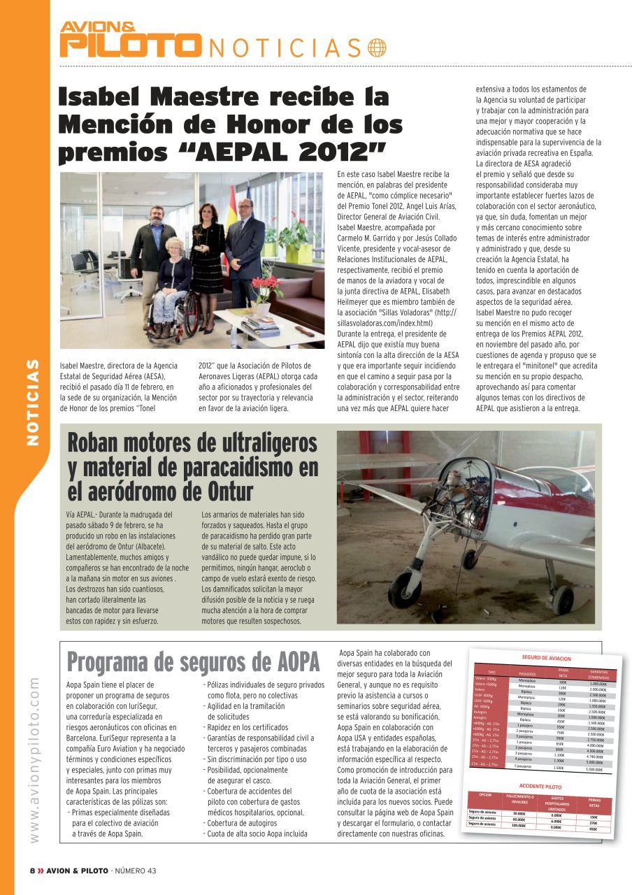 Revista Avion & Piloto Preview Pages