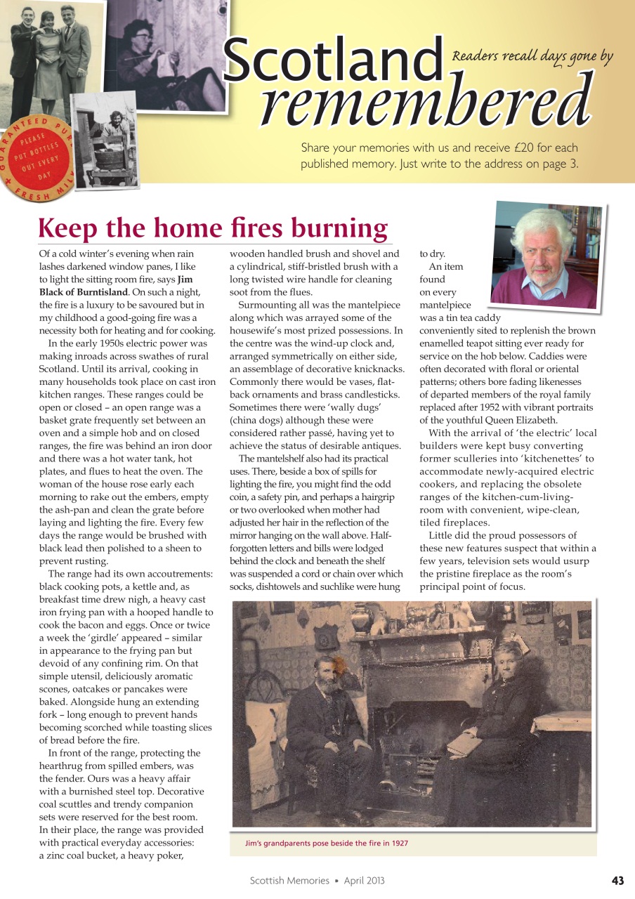 Scottish Memories Preview Pages