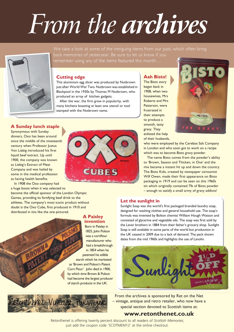 Scottish Memories Preview Pages