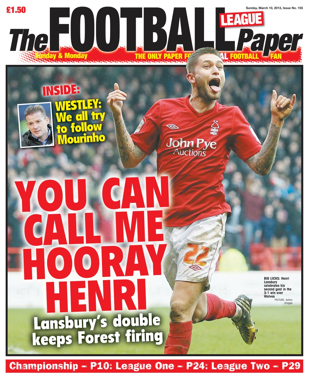 The Football League Paper Preview Pages