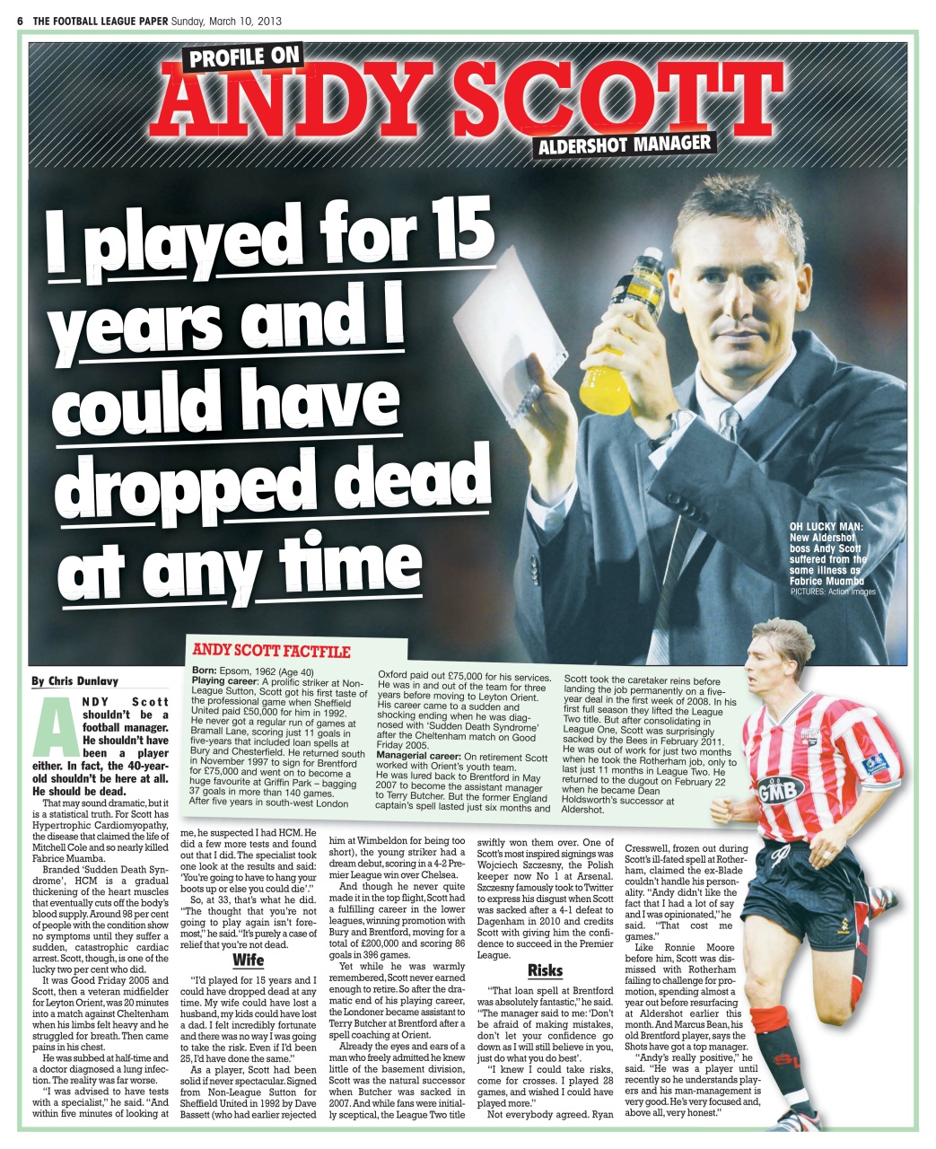 The Football League Paper Preview Pages