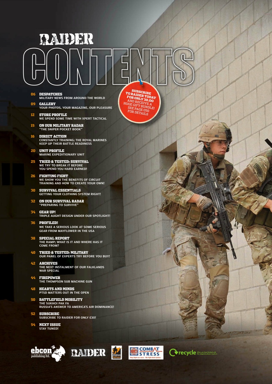 Raider Preview Pages