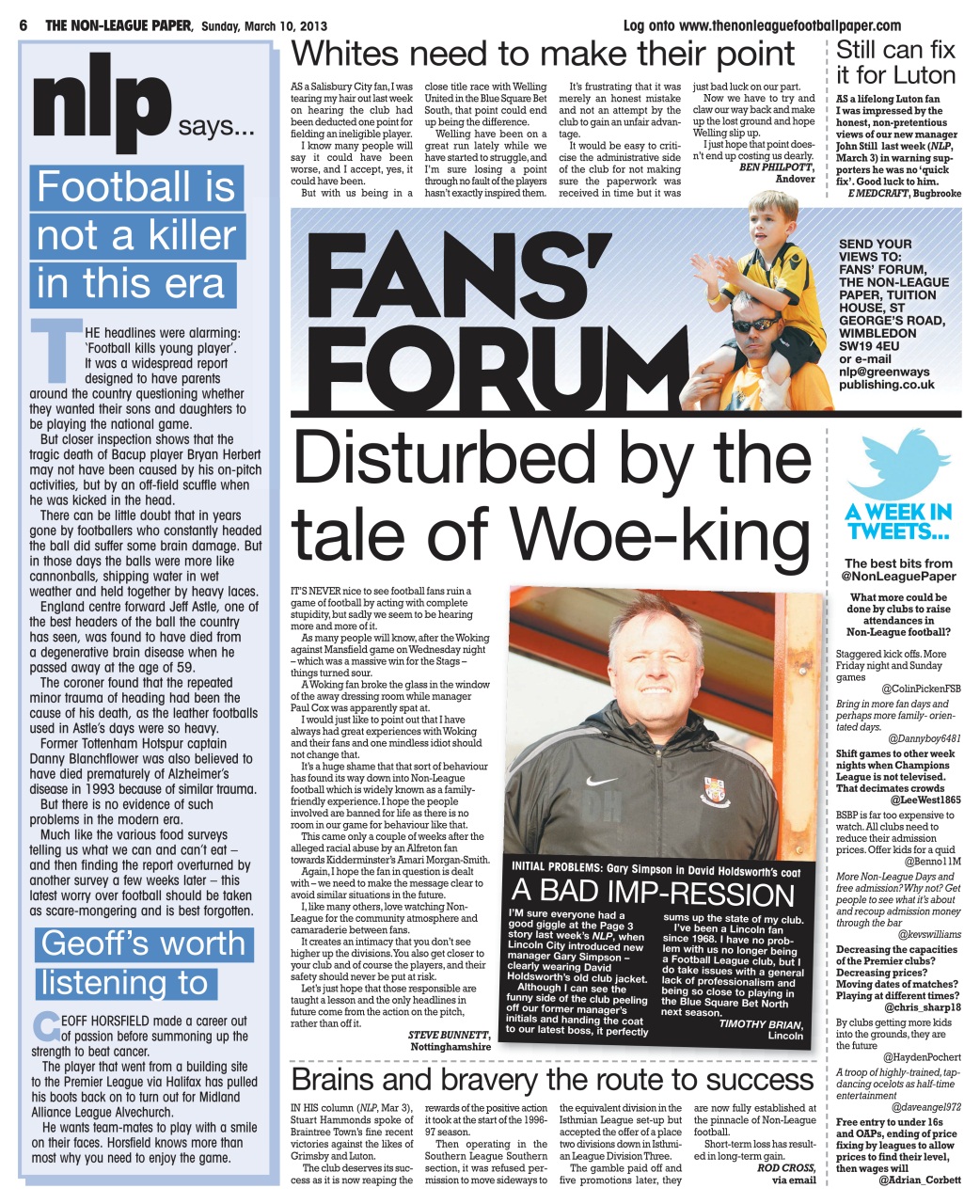 The Non-League Football Paper Preview Pages